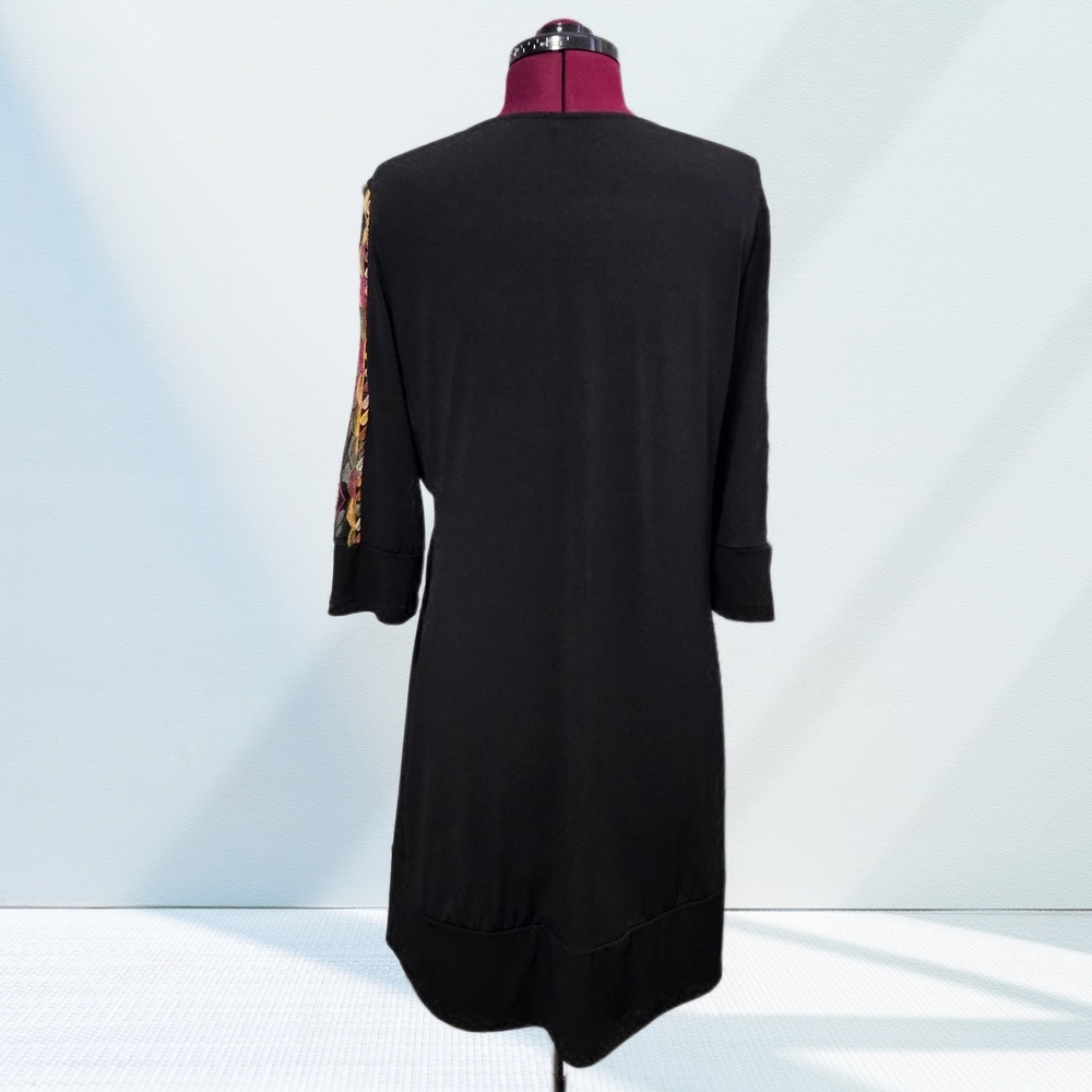 Luc Fontaine Babylone Short Boho Tunic Dress Embroidered Womens Size 10 - Picture 8 of 16